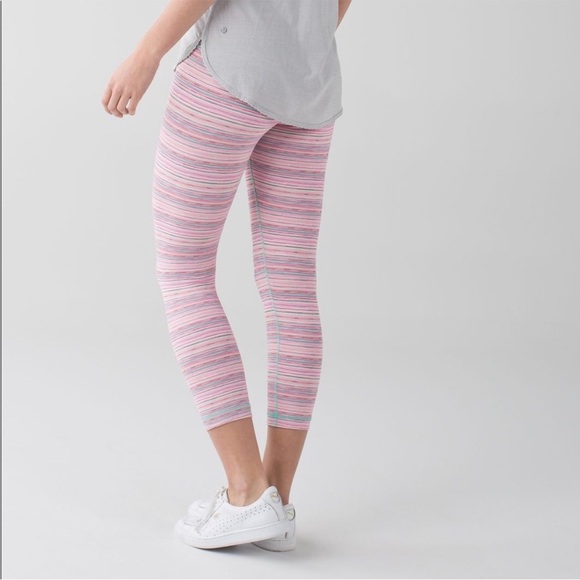 Lululemon rare wunder under pink and blue